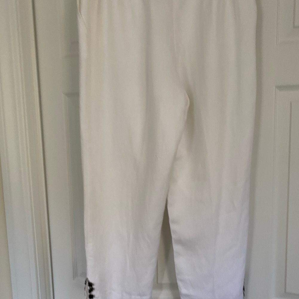 Ruby Red white slacks size 12